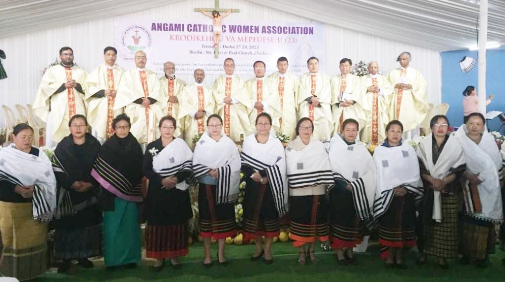 New ACWA team getting ordained during the service on January 29.